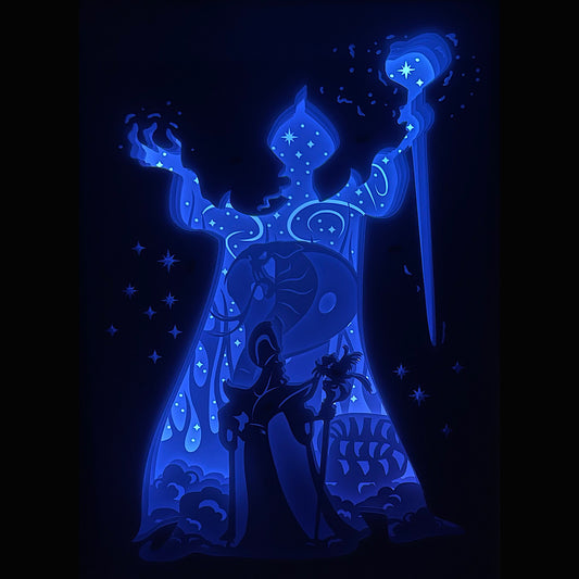 Tableau lumineux Jafar en papier découpé – 20x25 cm